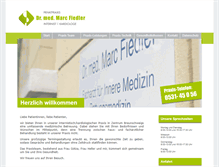 Tablet Screenshot of praxis-fiedler.com